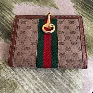 Gucci Wallet Leather GG monogram